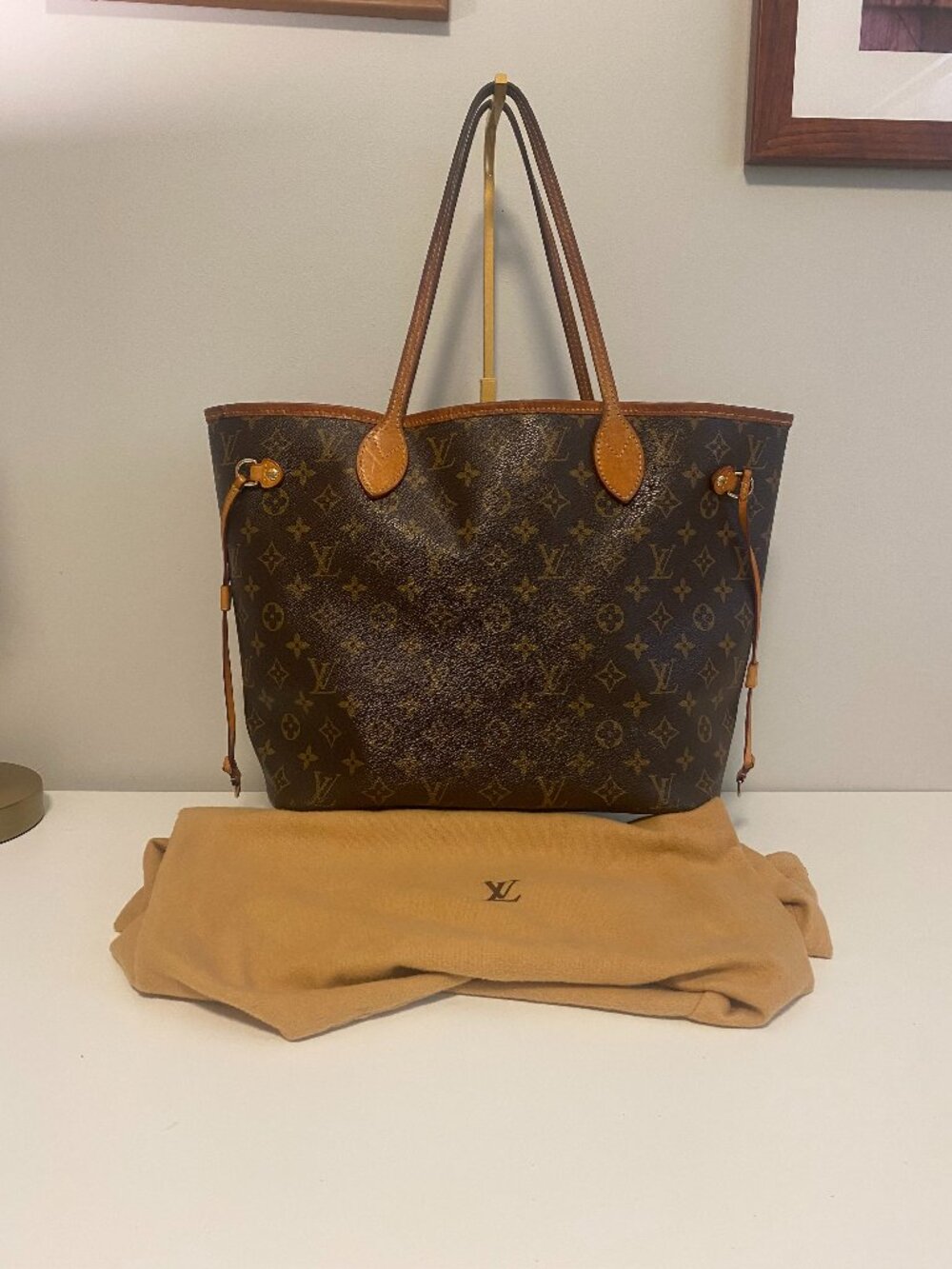 Pre-owned Authentic LOUIS VUITTON Neverfull MM